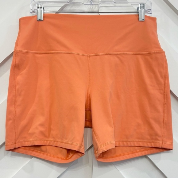 Lululemon Align Shorts 6" Size 14 In Sunny Coral - Picture 2 of 5